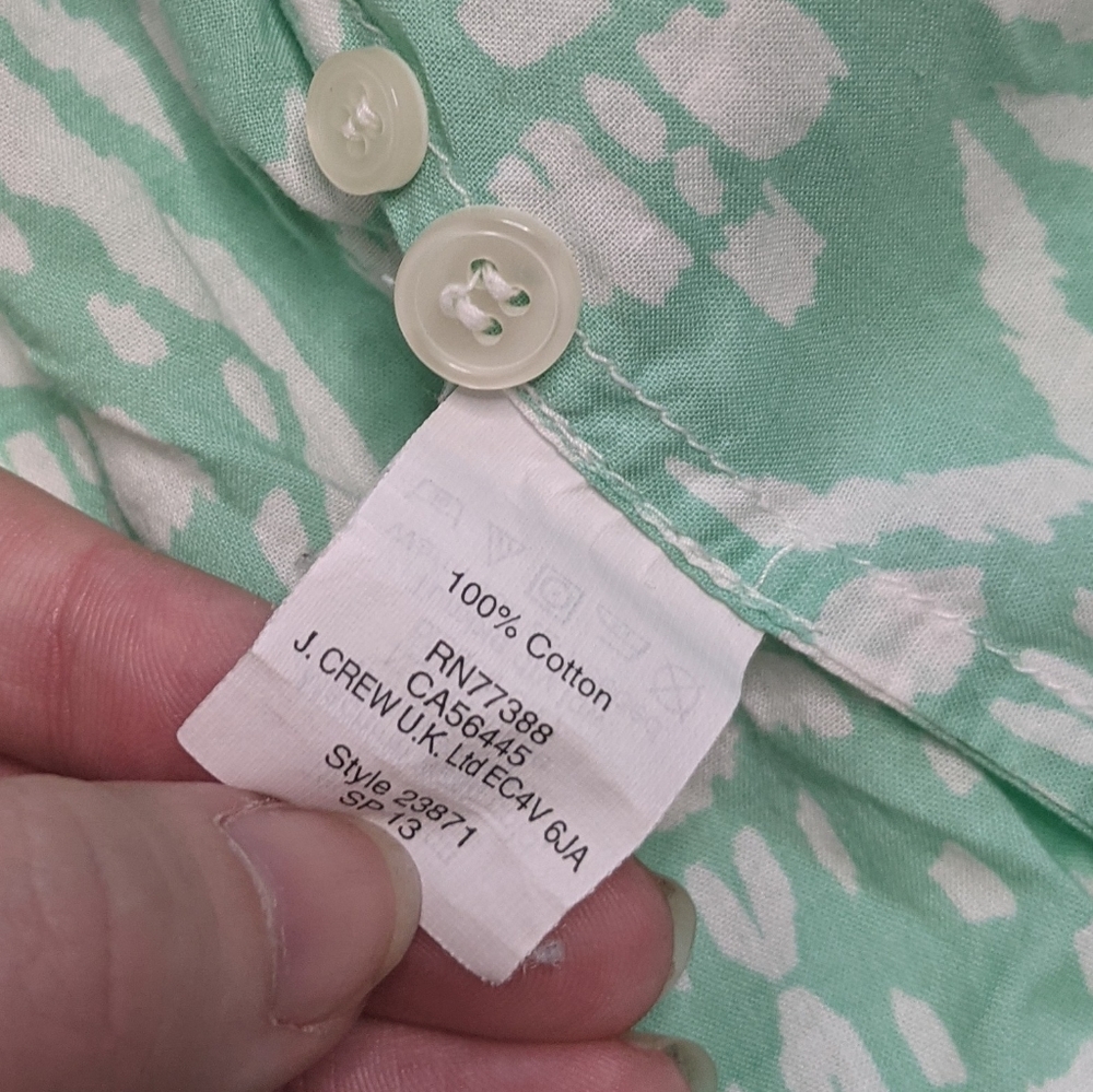 J. Crew Patterned Button Down - Size S - Picture 3 of 4